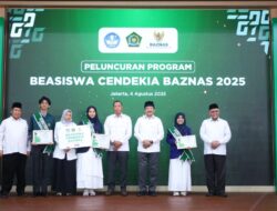 Dukung Visi Indonesia Emas 2045, Beasiswa Cendekia BAZNAS 2025 Diluncurkan