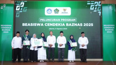 Dukung Visi Indonesia Emas 2045, Beasiswa Cendekia BAZNAS 2025 Diluncurkan